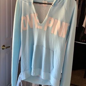 Pink Victoria’s Secret sweatshirt